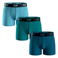 Pack 3 Bóxers Medios Algodón Hombre Top Color-27