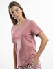 Pijama Focal Print Manga Corta Jersey Mujer Portman Club