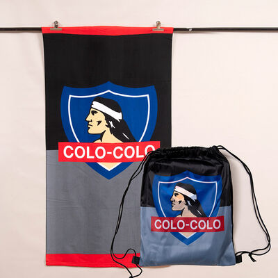 Toalla de Playa Colo-Colo Ganador 70x140 cm + Bolso