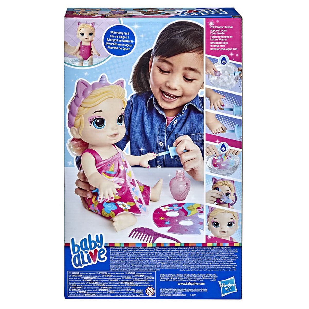 Muñeca Baby Alive Bebe Día de Spa rubia