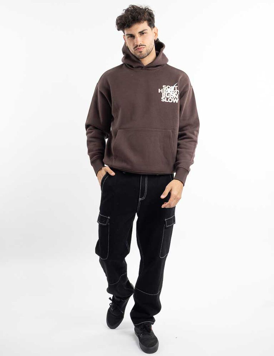 Poler&oacute;n Hoodie Boxy Hombre Icono