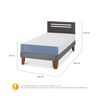 Cama Europea CIC Base Normal 1,5 Plazas Excellence + Respaldo Munich