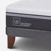 Cama Europea CIC 2 Plazas Ortopedic Advance + Respaldo + 2 Veladores Milán + Almohadas Viscoelásticas