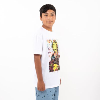 Polera Con Estampado Manga Corta Niño Cutback