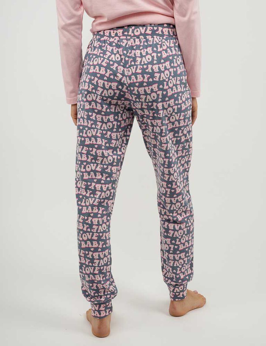 Pantalón de Pijama Largo Mujer Icono