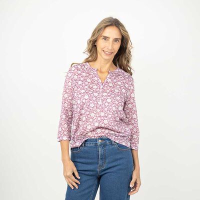 Polera Manga 3/4 Mujer Portman Club