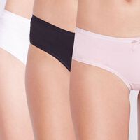 Pack 3 Calzones Culotte Mujer Intime Rosado, Surtido, Black