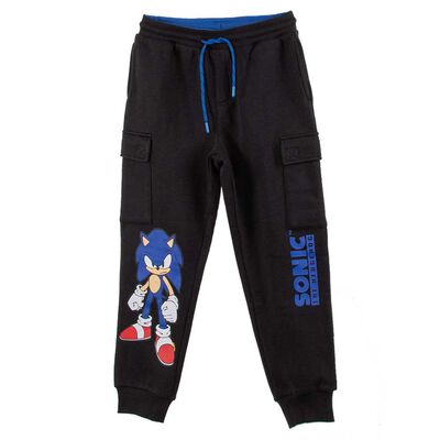 Pantalón Buzo de Algodón Niño Sonic