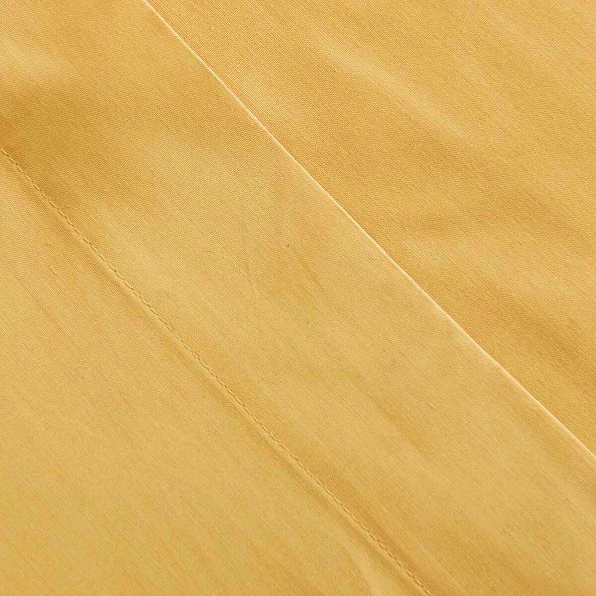 Juego de S&aacute;banas Mashini 144 Hilos 2 Plazas Lisa Mostaza