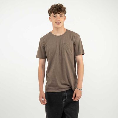 Polera Manga Corta Hombre Icono Verde