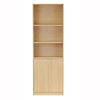 Librero Mobikit con Puerta 6 Niveles Carvalo
