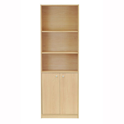 Imagen 1 del producto Librero Mobikit con Puerta 6 Niveles Carvalo