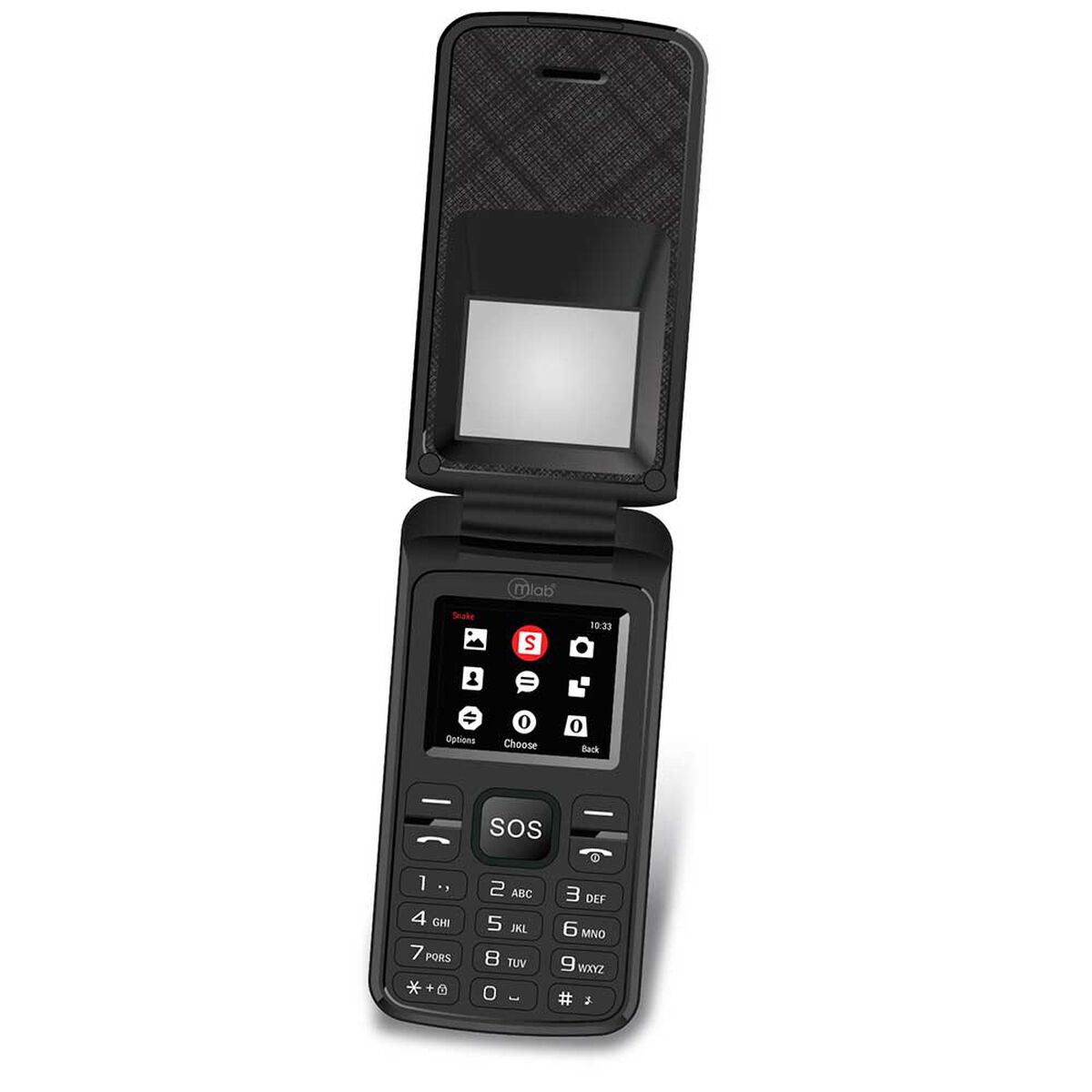 Telefono Senior MLAB 9312 1,8" Negro Liberado