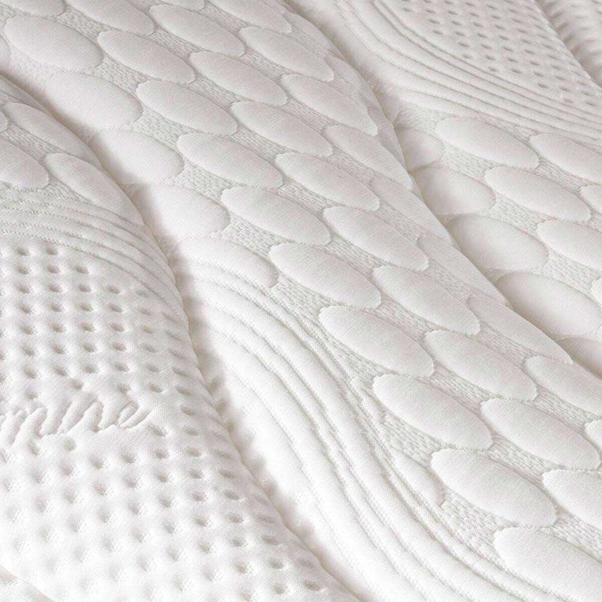 Cama Europea CIC Base Dividida King Lux + Respaldo + 2 Veladores Tamesis