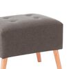 Pouf Latam Home Niza Lino Gris Oscuro