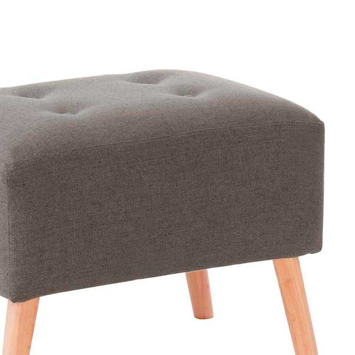 Pouf Latam Home Niza Lino Gris Oscuro