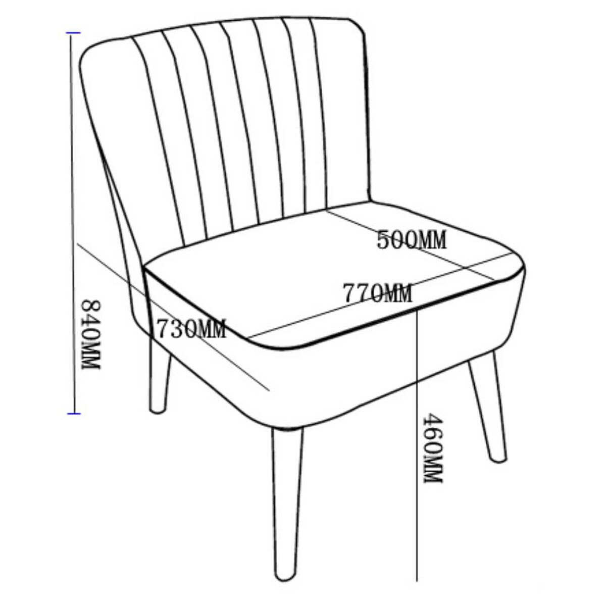 Poltrona Fm Furniture Mailyn Verde