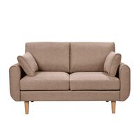 Sofá Home Mobili Denver 2 Cuerpos Tostado