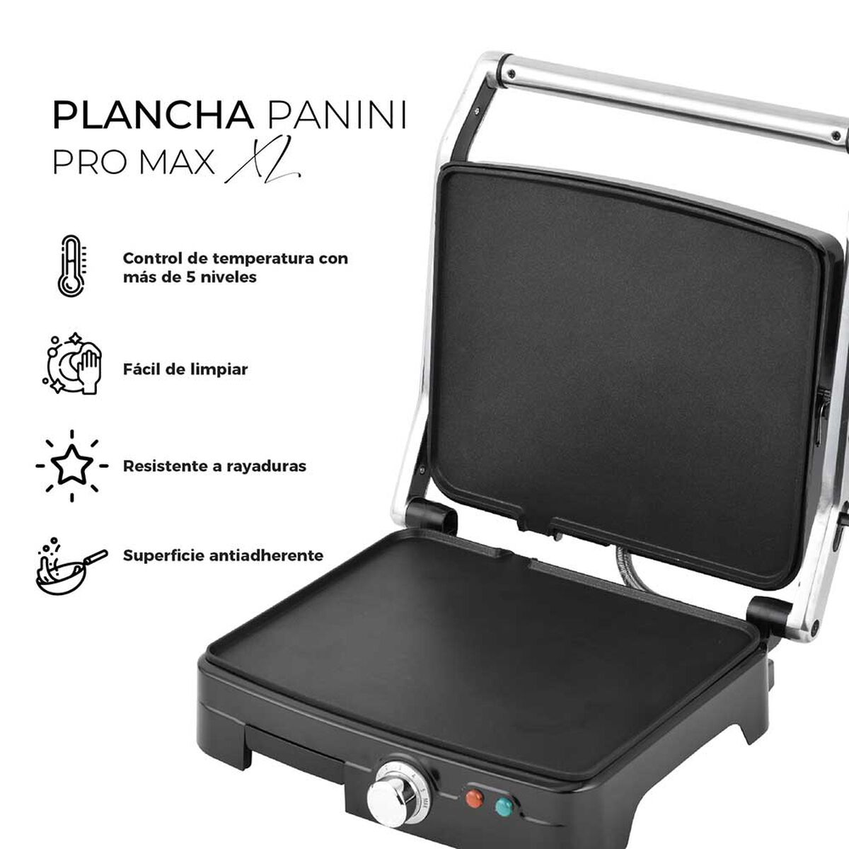 Plancha Panini Kitchen-it Pro Max XL