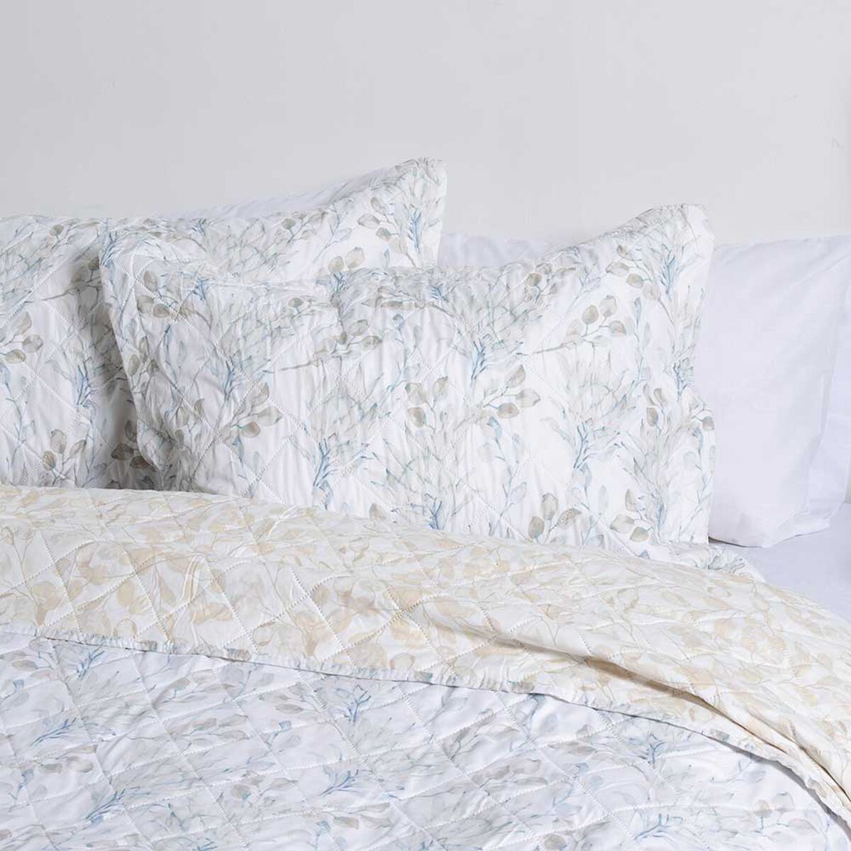 Quilt Mashini 1,5 Plazas Estampado Gardeni