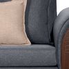 Juego de Living Ruzam Mobel Marsella Sof&aacute; 3 Cuerpos + Dos Sillones 1 Cuerpo Lino Gris