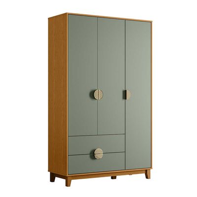Clóset Vekkahome Ipe 3 Puertas 2 Cajones Gris Café