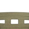 Cama Europea CIC 1,5 Plazas Ortopedic + Respaldo Gales Olivo
