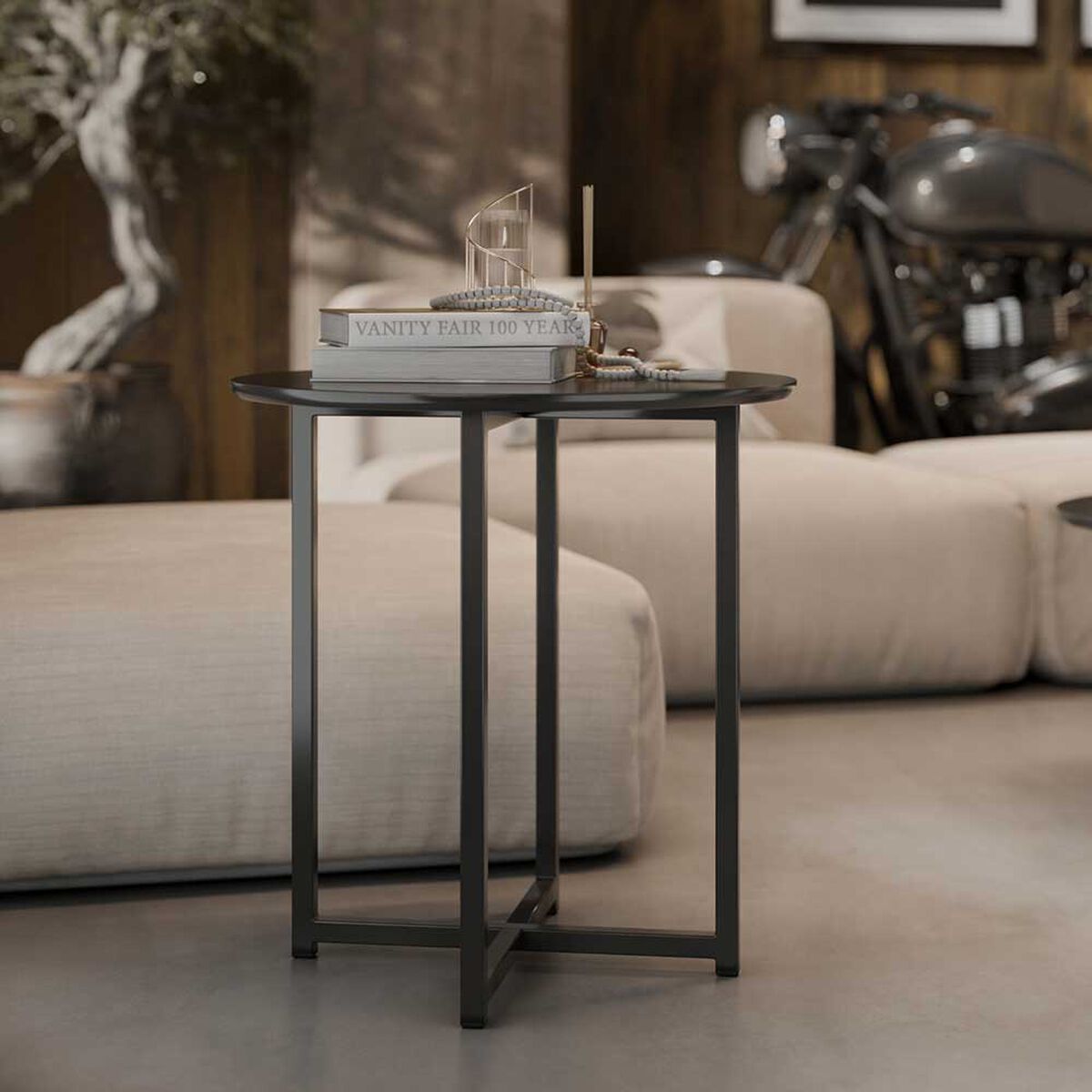 Mesa Lateral Onessta Flow Negro