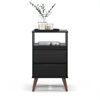 Velador Casanova Roma 2 Cajones Black