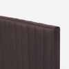 Cama Europea Rosen 2 Plazas New Style 4 + Respaldo Café