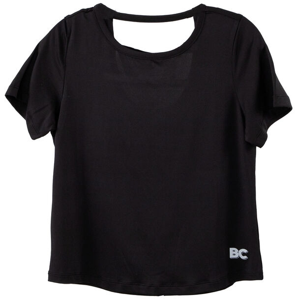 Polera Manga Corta de Algodón Niña Black County