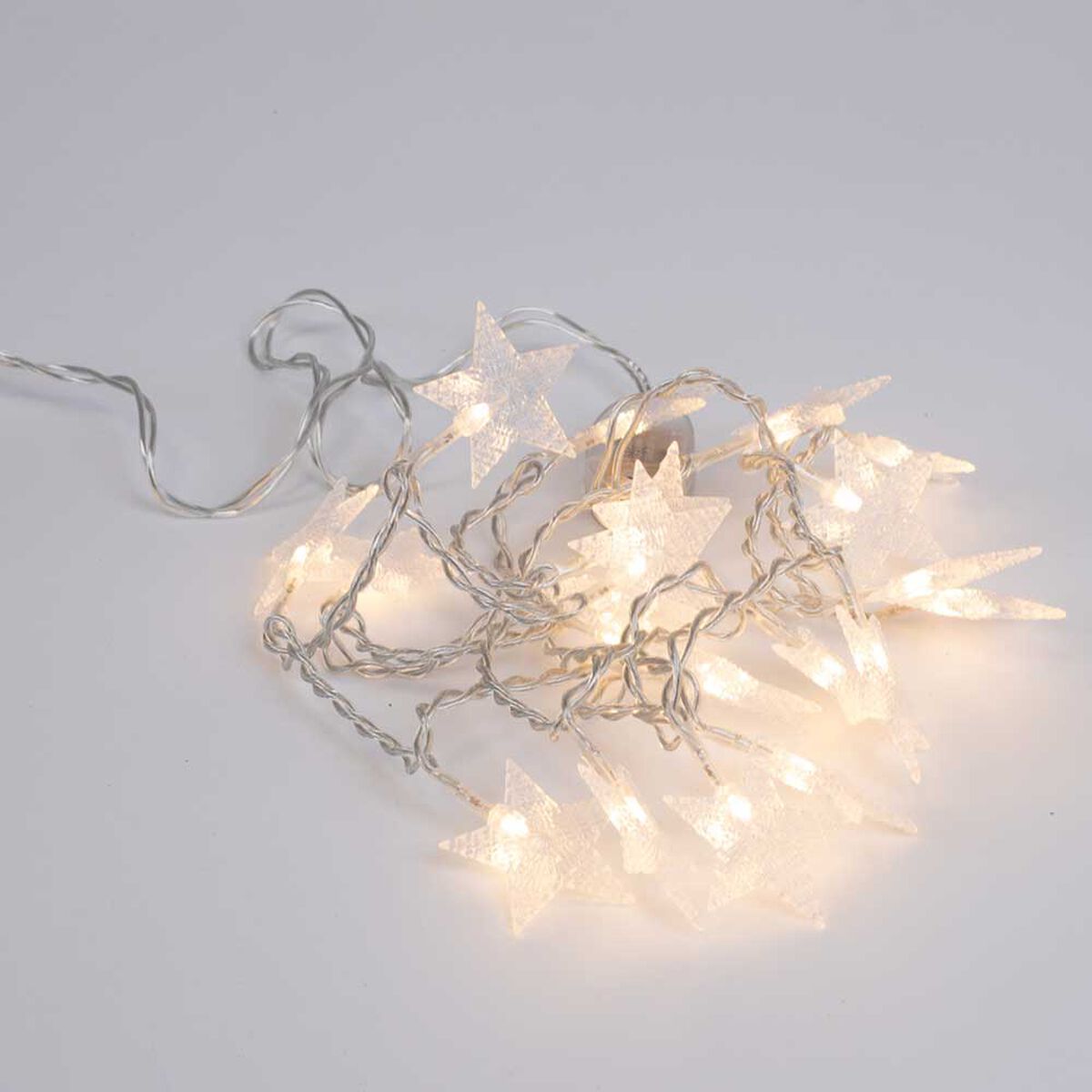 Set 20 Luces para Árbol de Navidad Led Forma Estrellas Casanova