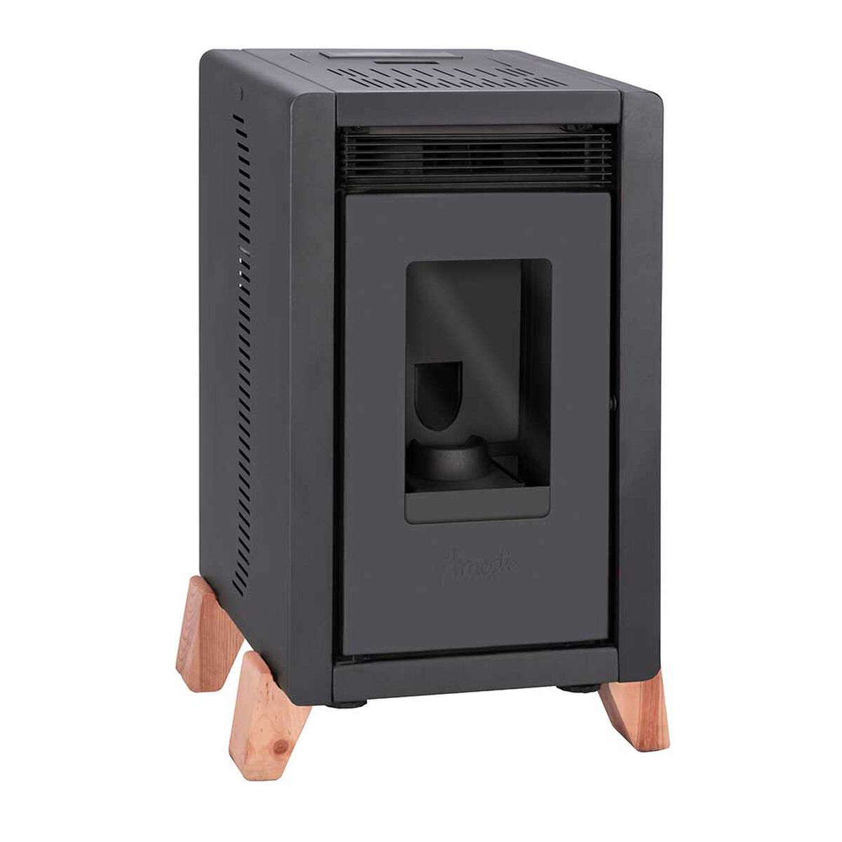 Estufa a Pellet Amesti Bambu 6000 Negro
