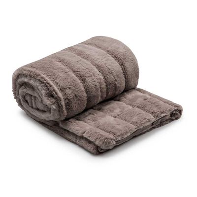 Imagen 1 del producto Manta Short Plush Zibel Tostado