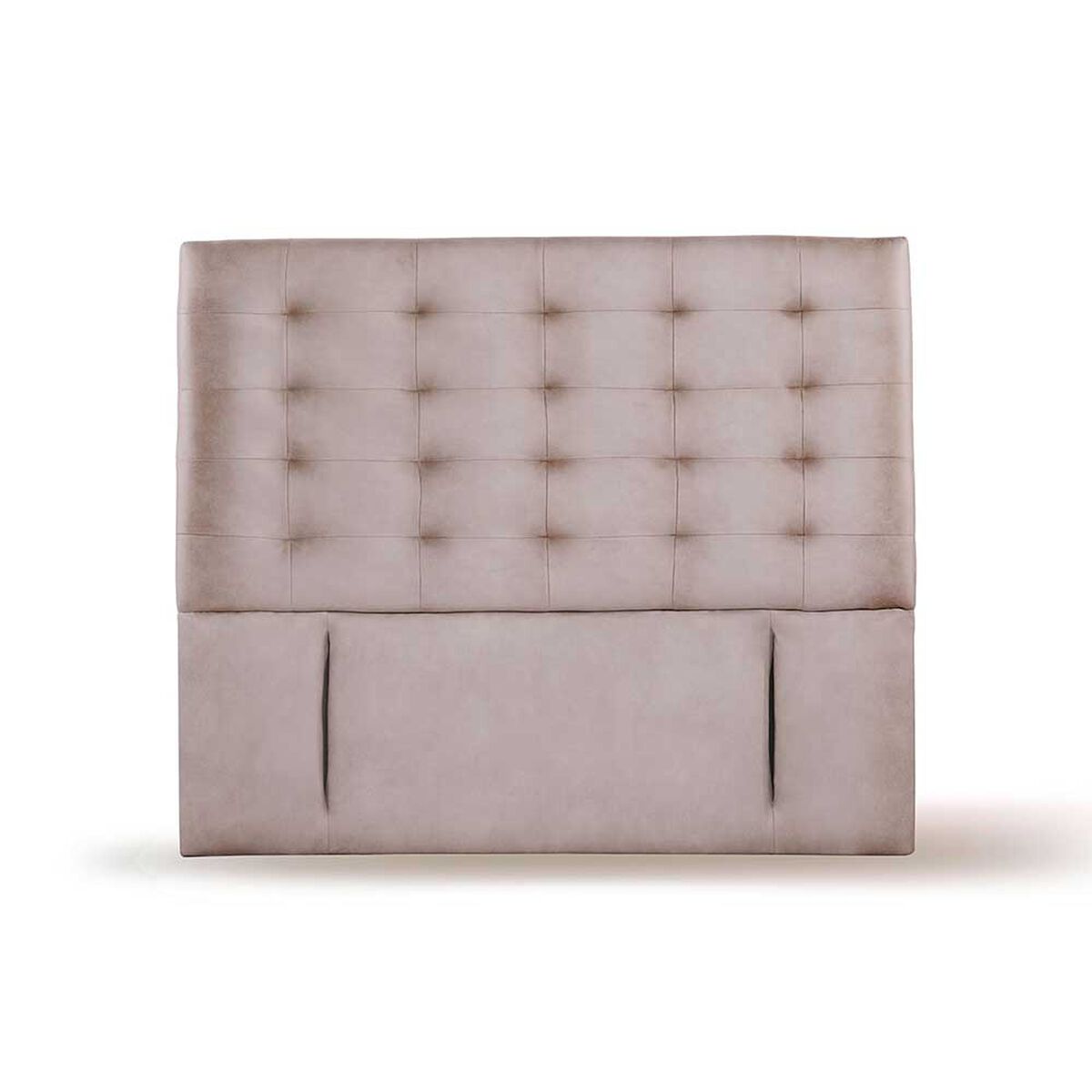 Respaldo Latam Home King Napoles Cuero Gris