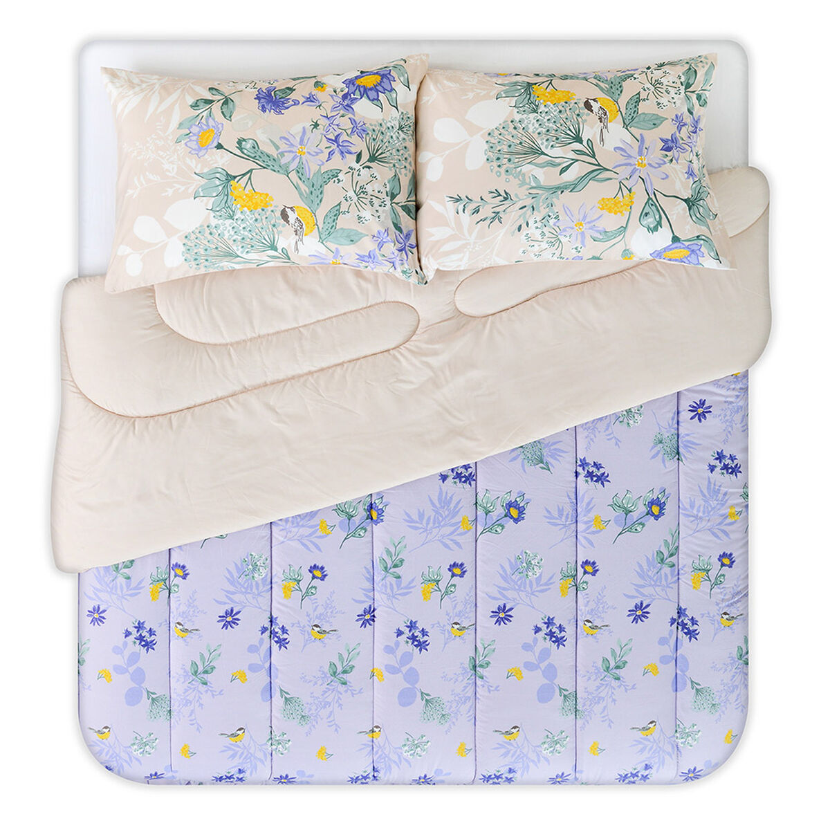 Plum&oacute;n American Family Nadine 1,5 Plazas Beige