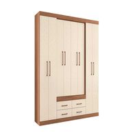 Clóset Altavision Napoles 8 Puertas 4 Cajones Jatoba Areia