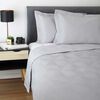 Cubrecama Satín Zibel 2 Plazas Liso Gris