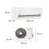 Aire Acondicionado Midea Split Inverter Comfee 24000 BtuH