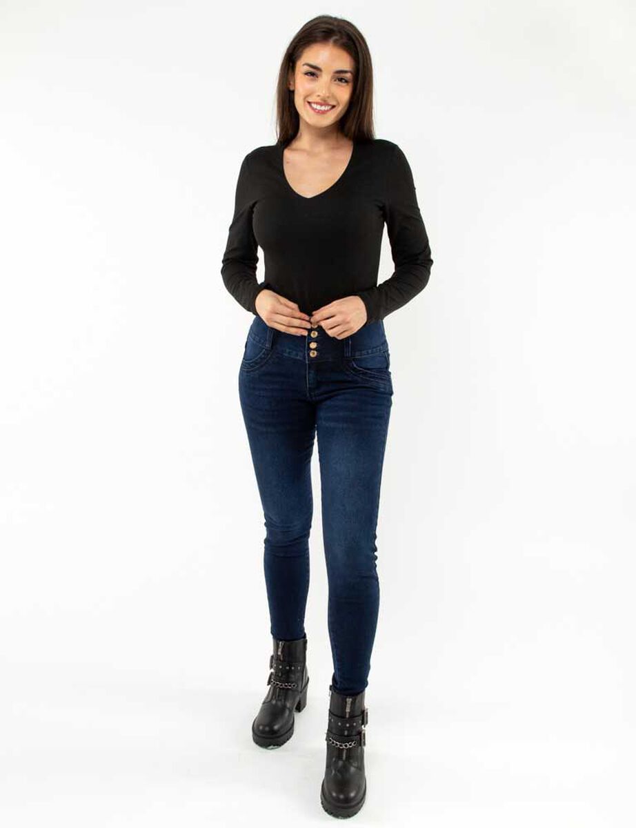 Jeans Skinny Push Up Mujer Fiorucci