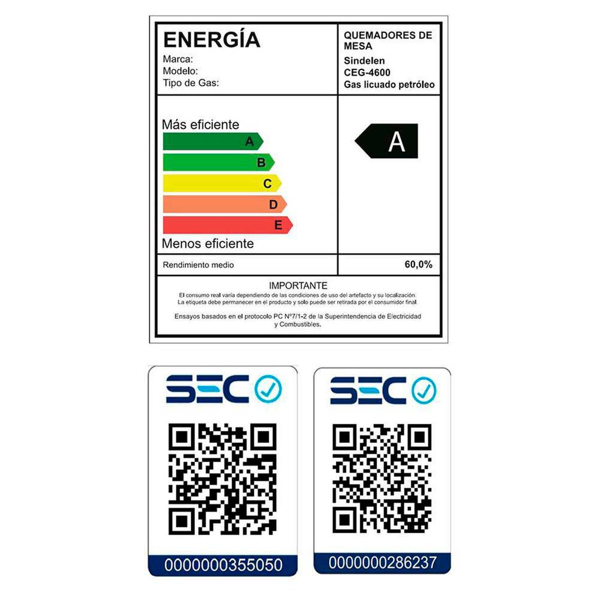 Kit de Cocina Sindelen Horno Empotrable HE720IN + Encimera CEG4600IN