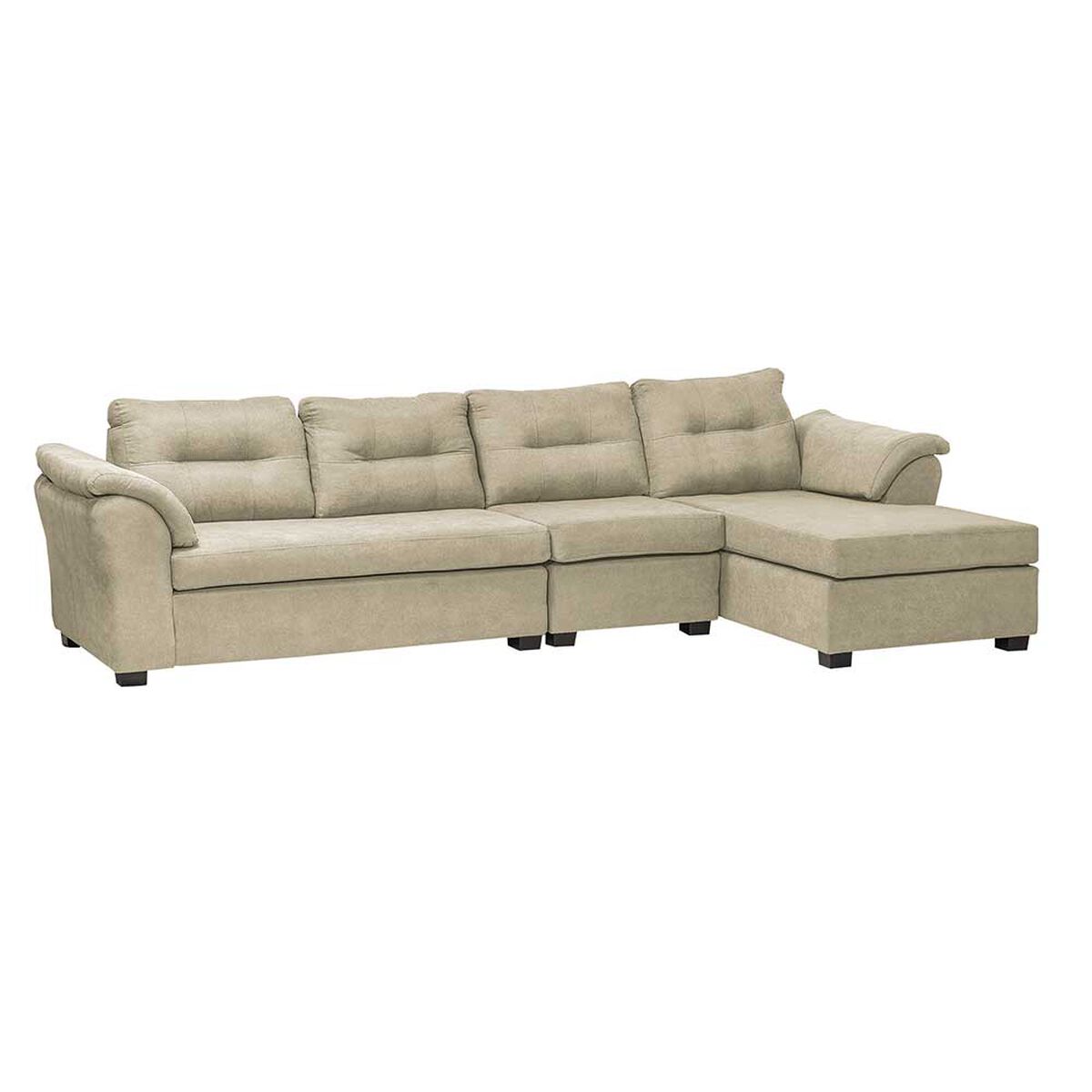 Sof&aacute; Seccional Intercambiable Innovamuebles Santana XL 4 Cuerpos Beige&nbsp;
