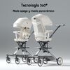 Coche de Paseo 360° Reclinable Playkids Negro Lubabycas