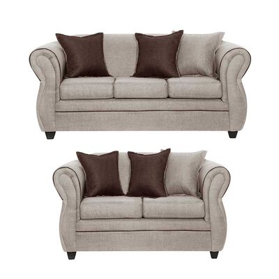 Imagen 1 del producto Juego de Living Black Factory Emili 5 Cuerpos Beige