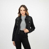Chaqueta Denim Mujer Soviet Negro