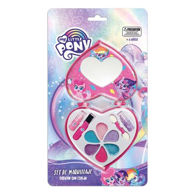 Set de Maquillaje Corazon con Espejo My Little Pony Hasbro