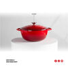 Olla Hierro Fundido Thomas 24cm Rojo