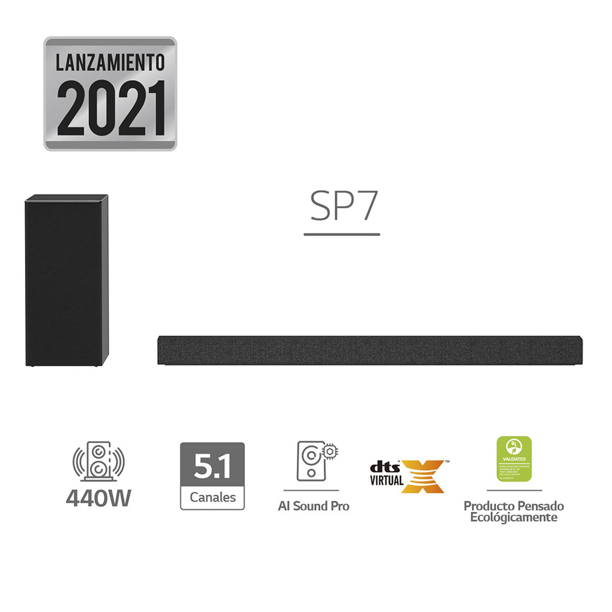 Soundbar LG SP7 Meridian Audio