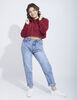 Jeans Slim Mom  Mujer Icono