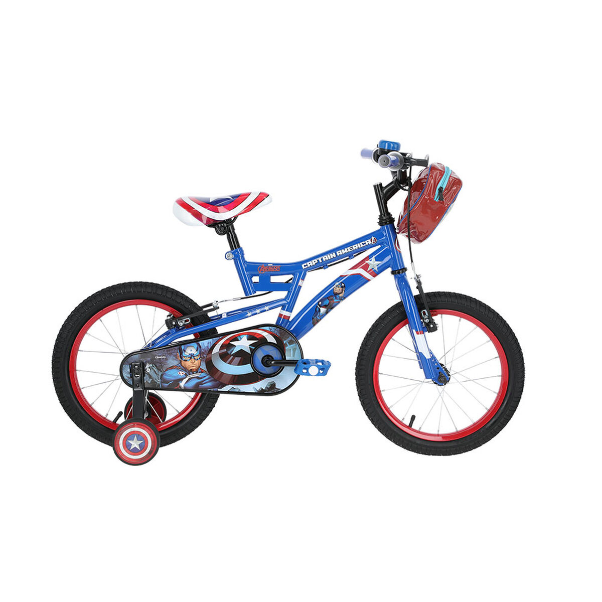 Bicicleta Disney Niño Capitan America Aro 16